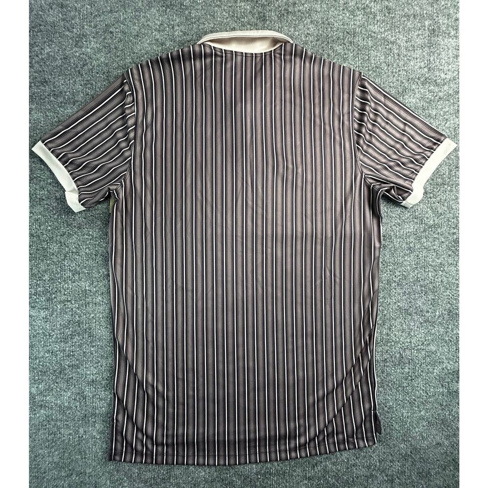 Nike Golf Dri-FIT Striped Polo Shirt Men's Medium Tall M Gray NWT - Picture 2 of 10